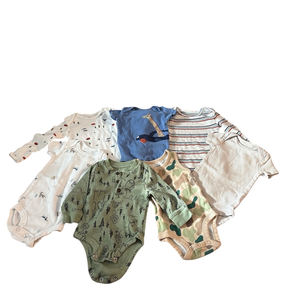 Carters Boy bodysuit bundle 3m